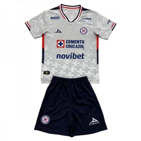 Camisolas Cruz Azul Criança 2º Equipamento Alternativa 2025-26 Manga Curta